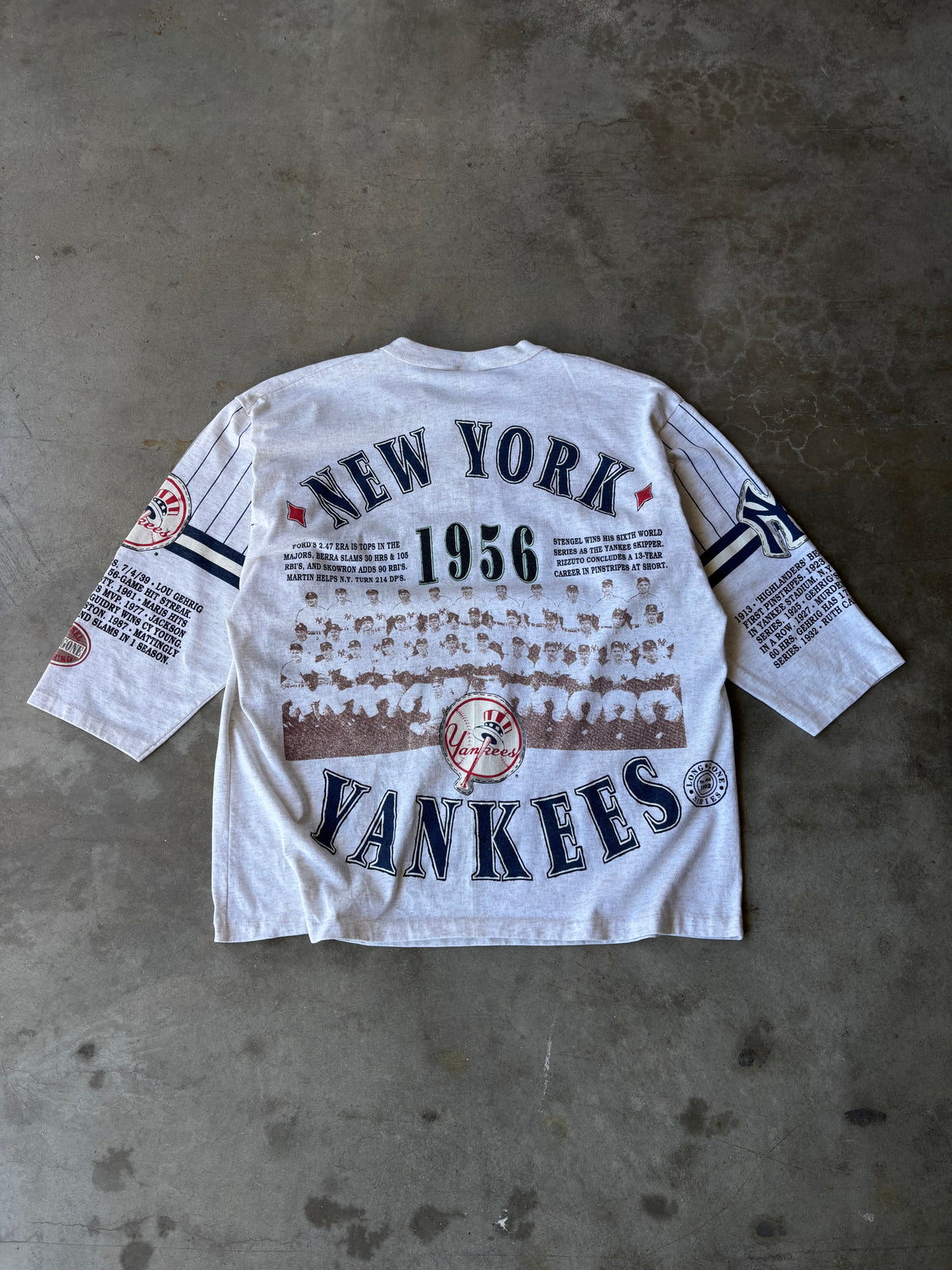 1990s Long Gone New York Yankees AOP Tee
