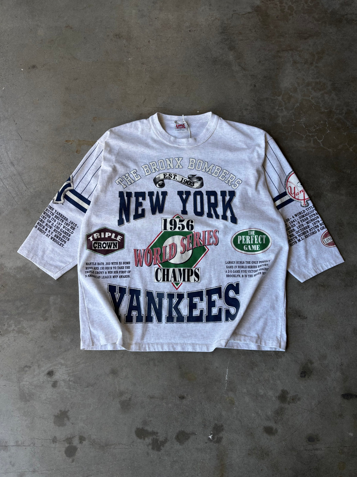 1990s Long Gone New York Yankees AOP Tee