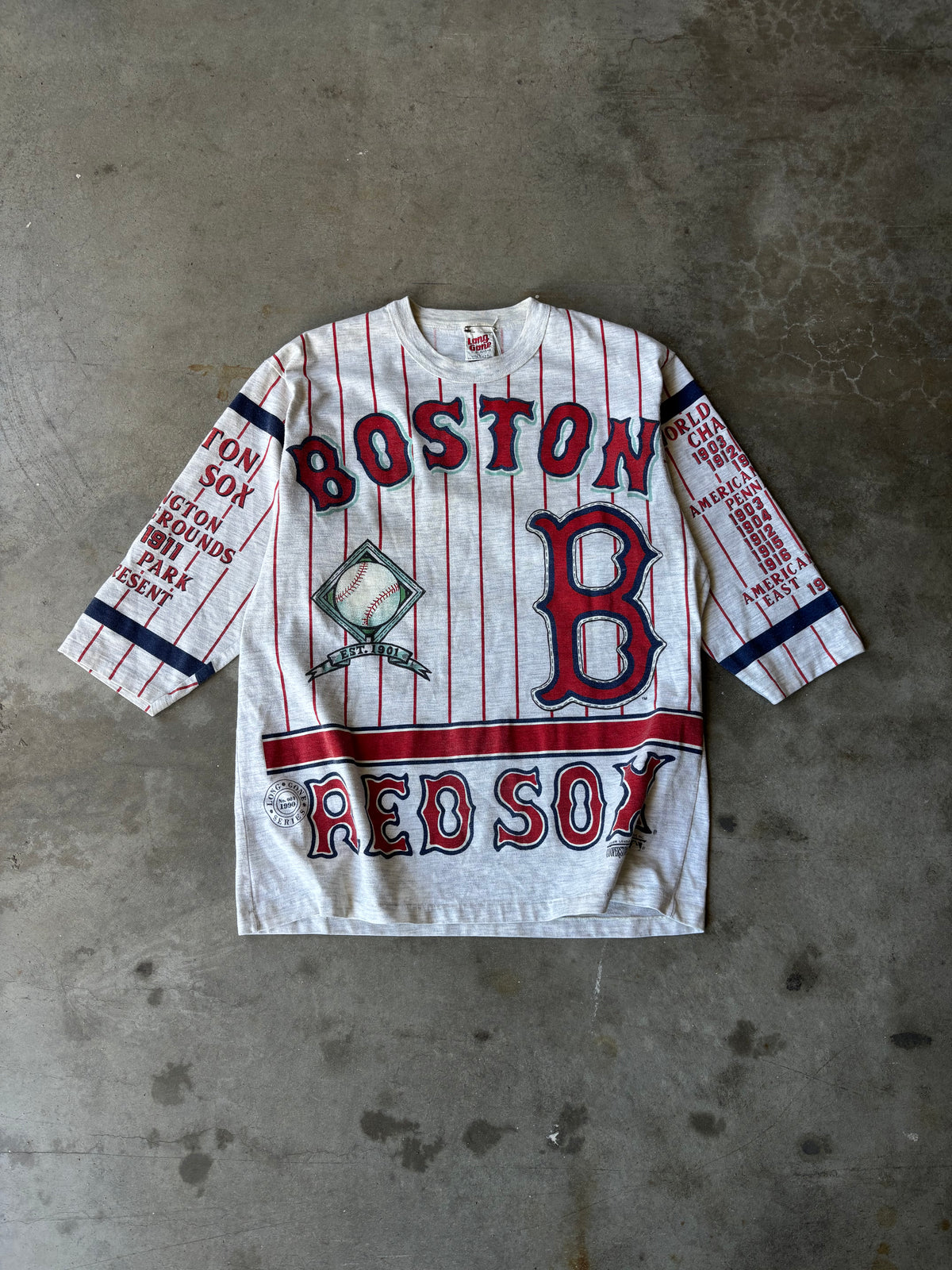 1990s Long Gone Boston Red Socks AOP Tee
