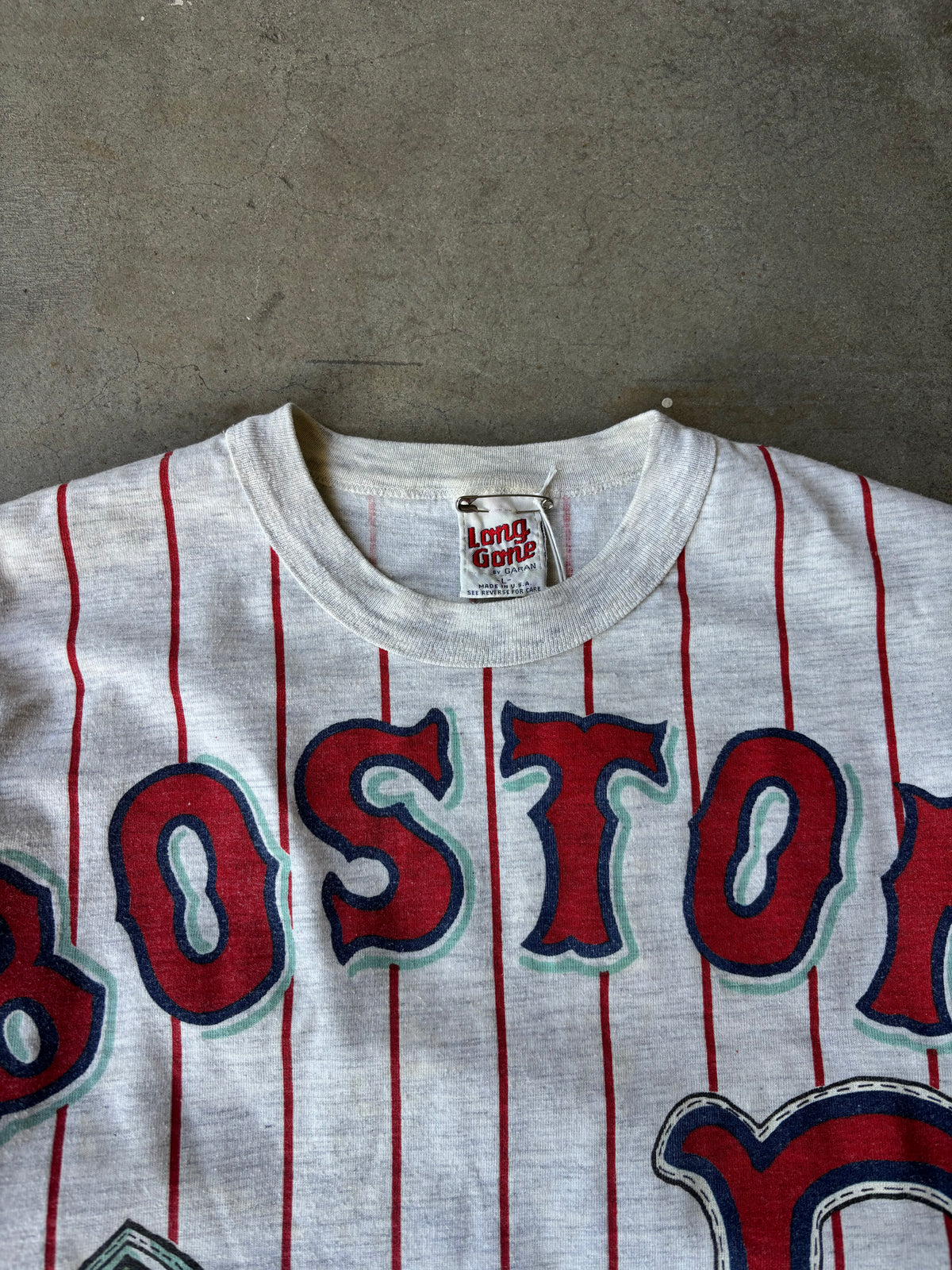 1990s Long Gone Boston Red Socks AOP Tee