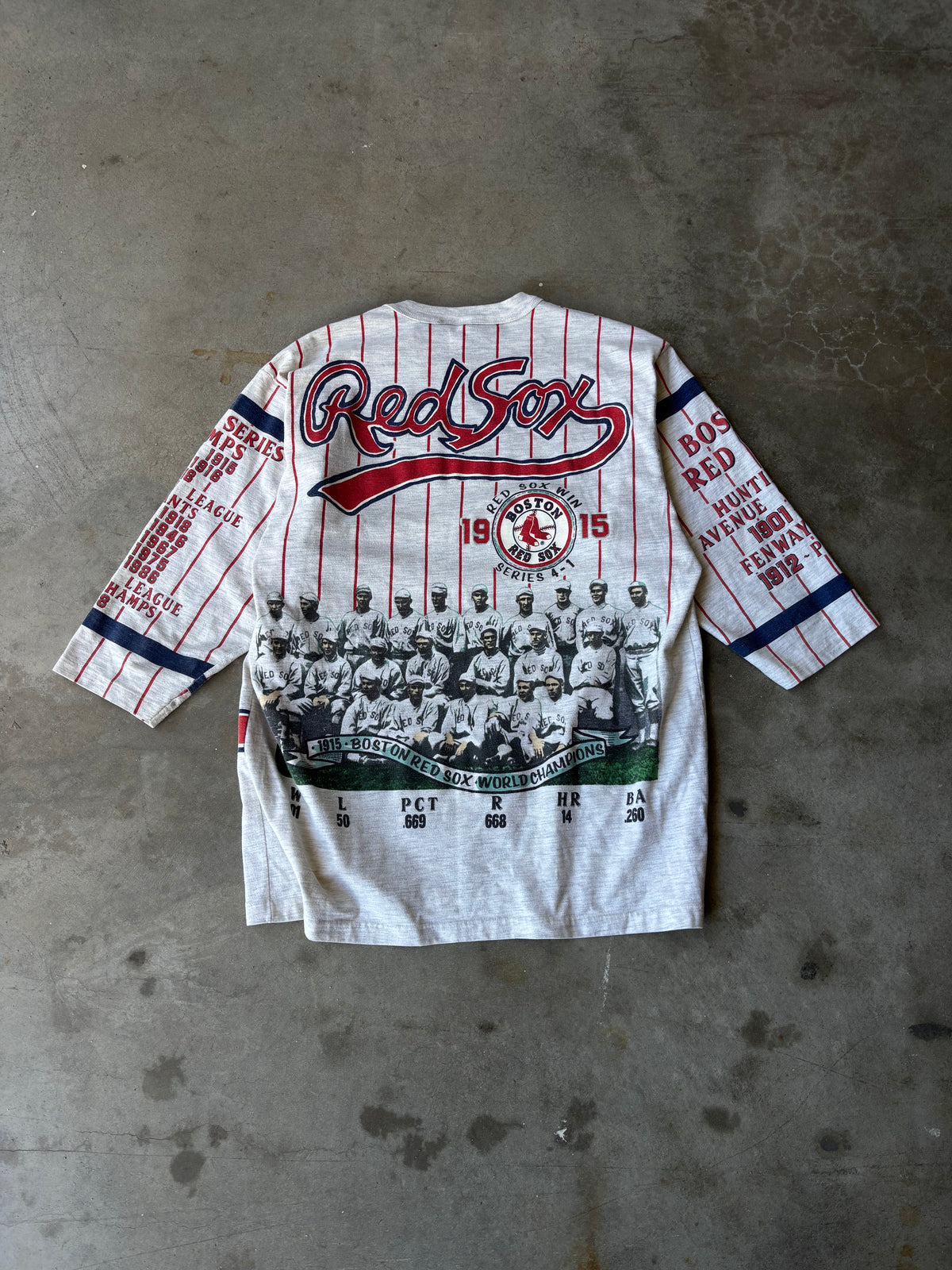 1990s Long Gone Boston Red Socks AOP Tee