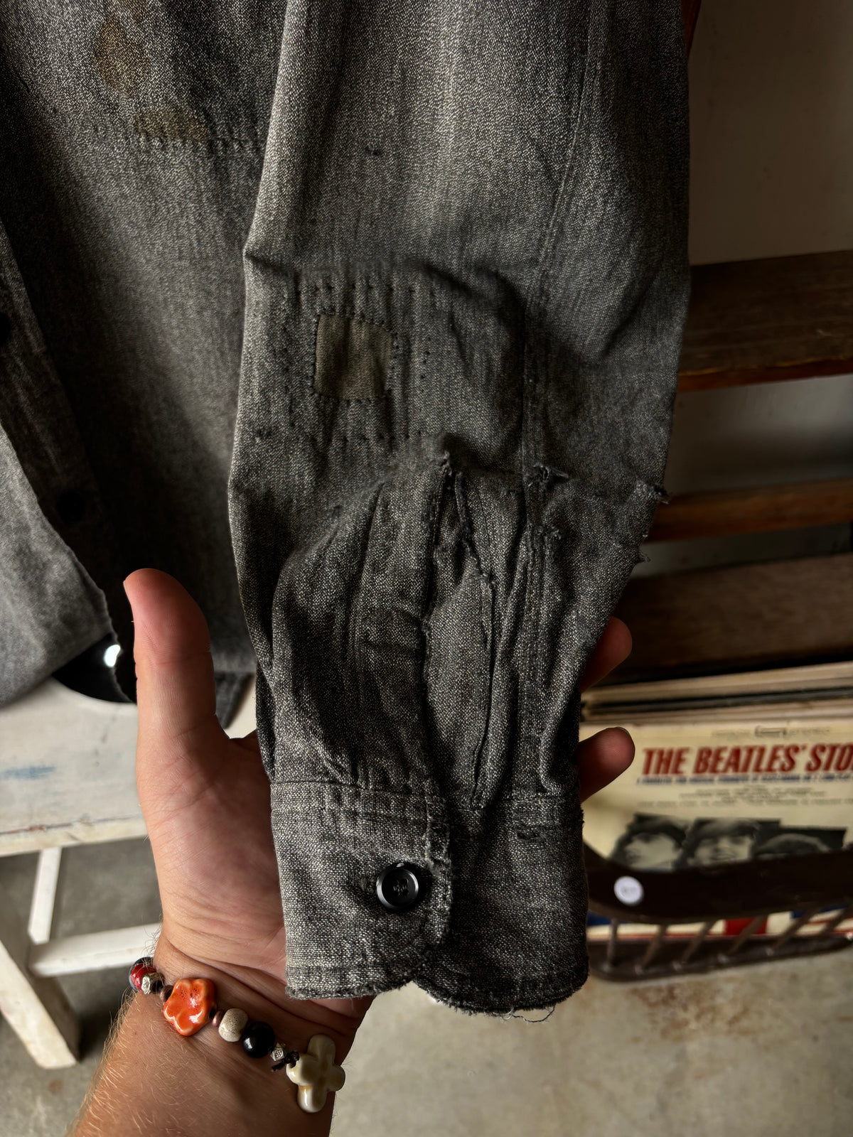 1940s Big Mac Salt & Pepper Work Shirt