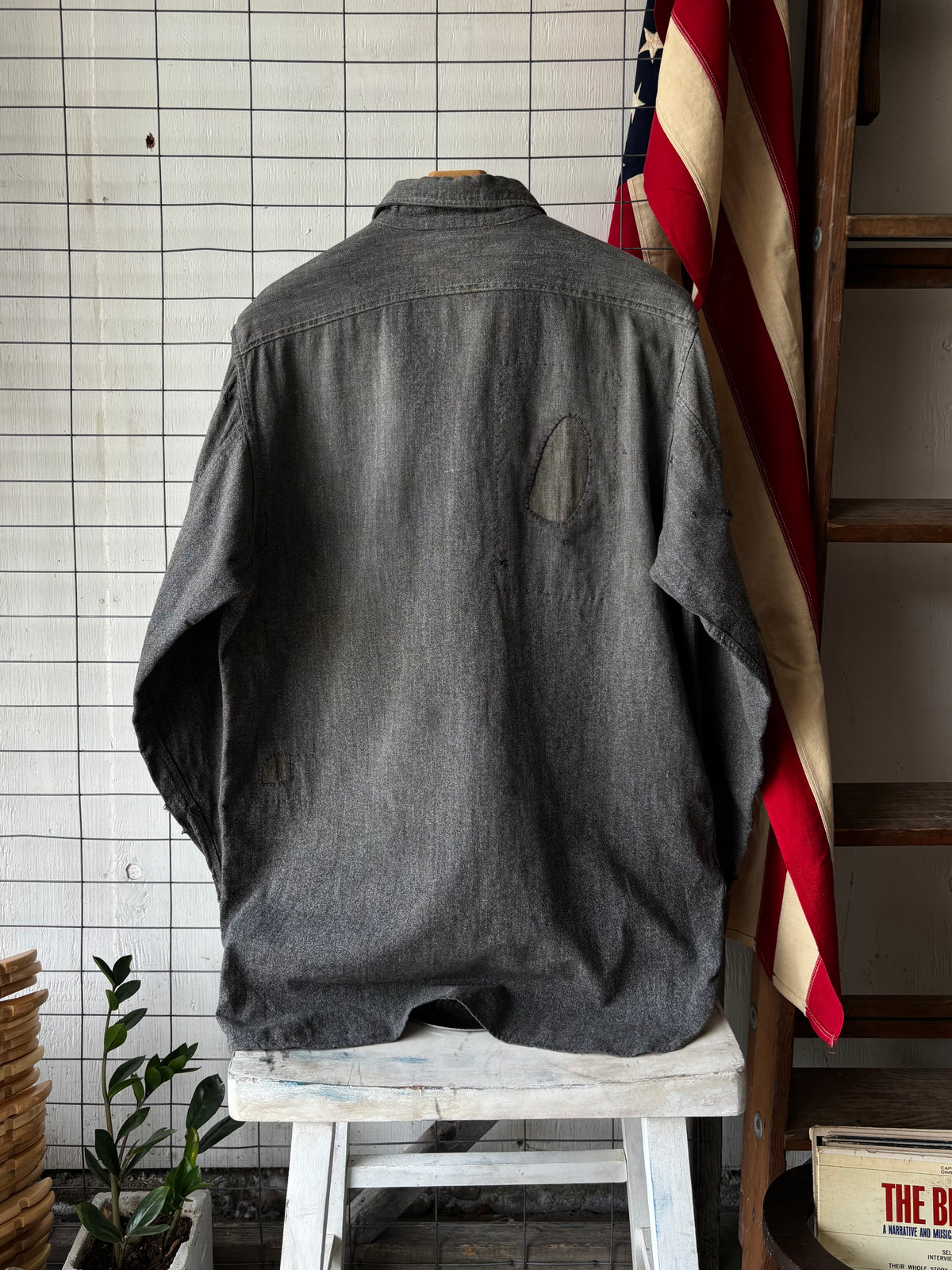 1940s Big Mac Salt & Pepper Work Shirt